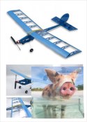 Samolot YOYO Balsa Kit (rozpiętość 580mm) + Motor + ESC + 2x Serwo