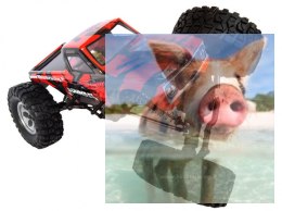 Mini Rock Crawler 1:16 4WD 2.4GHz 4CH RTR - czerwony