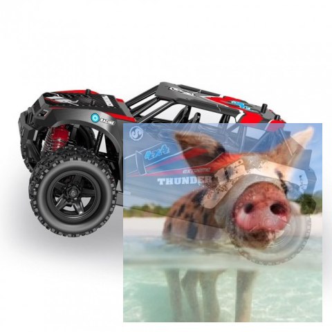 Thunder 1:18 RTR 2.4GHz - czerwony Thunder 1:18 RTR 2.4GHz - czerwony