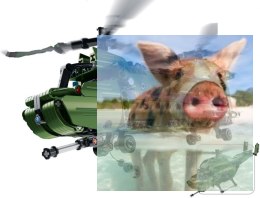 Military Helicopter 2w1