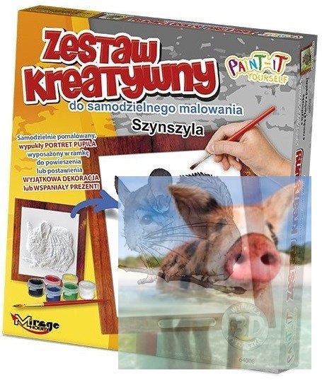 FUTRZAKI - Wypukła Malowanka Seria FUTRZAKI - SZYNSZYLA FUTRZAKI - Wypukła Malowanka Seria FUTRZAKI - SZYNSZYLA