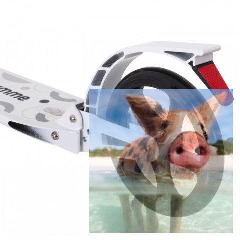 Hulajnoga miejska składana AILO (koła 200mm, szer. podestu 140mm, amortyzator tył/przód) - biała Hulajnoga miejska składana AILO (koła 200mm, szer. podestu 140mm, amortyzator tył/przód) - biała