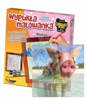 JEDNOROŻEC - Wypukła Malowanka - SŁOŃCE JEDNOROŻEC - Wypukła Malowanka - SŁOŃCE