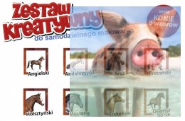 KONIE - Wypukła Malowanka Seria KONIE - Oldenburski