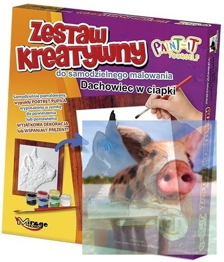 KOTY - Wypukła Malowanka Seria KOTY - DACHOWIEC W CIAPKI KOTY - Wypukła Malowanka Seria KOTY - DACHOWIEC W CIAPKI