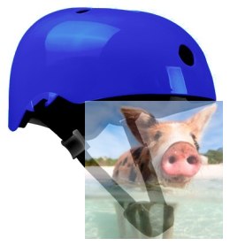 Kask do rowerka Dan Plus - niebieski