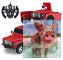 Land Rover Transformer 1:14 2.4GHz RTR (akumulator, ładowarka USB) - czerwony