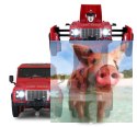 Land Rover Transformer 1:14 2.4GHz RTR (akumulator, ładowarka USB) - czerwony