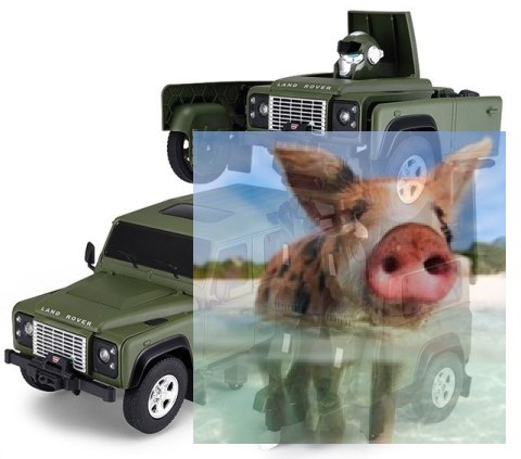 Land Rover Transformer 1:14 2.4GHz RTR (akumulator, ładowarka USB) - zielony Land Rover Transformer 1:14 2.4GHz RTR (akumulator, ładowarka USB) - zielony