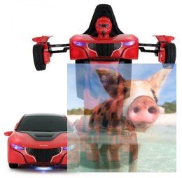 Mini transformer Die Cast 1:32 RTR (zasilanie na baterie) - czerwony