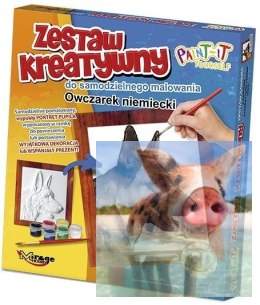 PSY - Wypukła Malowanka Seria PSY - OWCZAREK NIEMIECKI