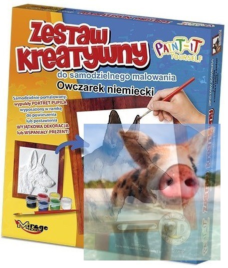 PSY - Wypukła Malowanka Seria PSY - OWCZAREK NIEMIECKI PSY - Wypukła Malowanka Seria PSY - OWCZAREK NIEMIECKI
