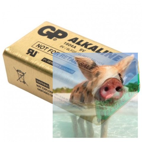 Bateria 9V GP Ultra Alkaline Bateria 9V GP Ultra Alkaline