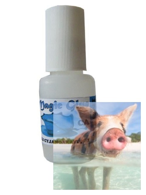 Klej cyjanoakrylowy średni z pędzelkiem - Magic Glue 7g Klej cyjanoakrylowy średni z pędzelkiem - Magic Glue 7g