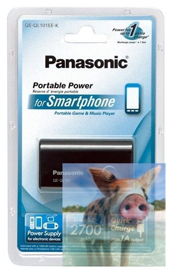 Power bank Panasonic QE-QL101EE-K Power bank Panasonic QE-QL101EE-K