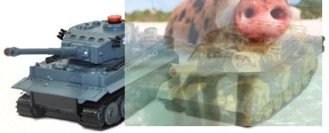 Zestaw wzajemnie walczących czołgów German Tiger i Abrams RTR 1:32 - POSERWISOWY (Uszkodzona elektronika) Zestaw wzajemnie walczących czołgów German Tiger i Abrams RTR 1:32 - POSERWISOWY (Uszkodzona elektronika)