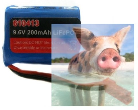Joysway akumulator 200mAh 9.6V LiFePO4