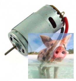 Silnik 390 6.4V WL do A303