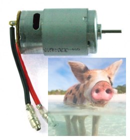 Silnik 390 6.4V WL do A323