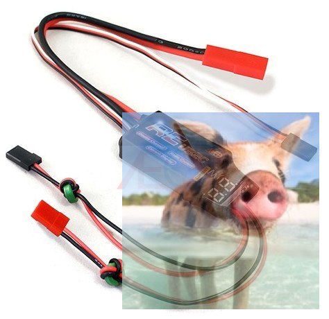 Regulator napięcia DWhobby UBEC Dual R/C 5V 6.2V 7.4V (sterowane PWM, miernik prądu) Regulator napięcia DWhobby UBEC Dual R/C 5V 6.2V 7.4V (sterowane PWM, miernik prądu)