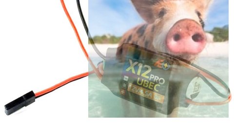 Regulator napięcia odbiornika DWhobby X12 UBEC PRO 12V 4.5A Regulator napięcia odbiornika DWhobby X12 UBEC PRO 12V 4.5A
