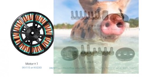 Silnik bezszczotkowy T-MOTOR MN7005 230kV Silnik bezszczotkowy T-MOTOR MN7005 230kV